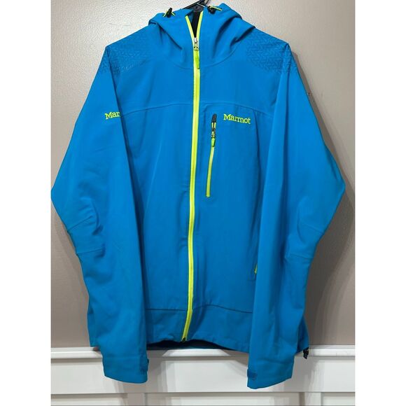 NWOT Marmot Zion Neoshell Polartec Waterproof Hooded Jacket Coat Women's Large - Picture 2 of 12